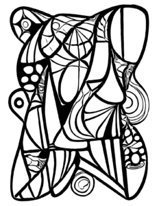 Abstract Coloring Page